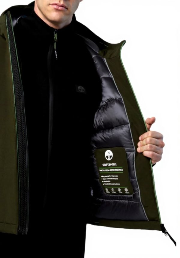 Softshelljacke Herren North Sails gepolstert waschbar
