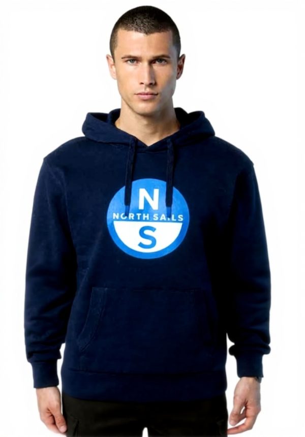 North Sails Hoodie Herren Baumwolle Langarm Modell 691258