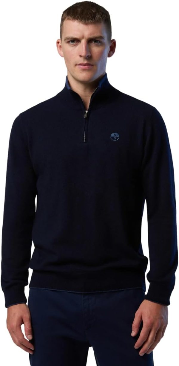 NORTH SAILS Herren Pullover Halb Reißverschluss Wolle-1