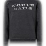North Sails Herren Sweatshirt Grafik Design Asphalt