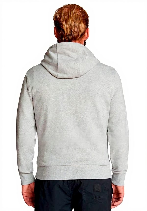 North Sails Herren Kapuzenpullover Baumwolle Grau Melange