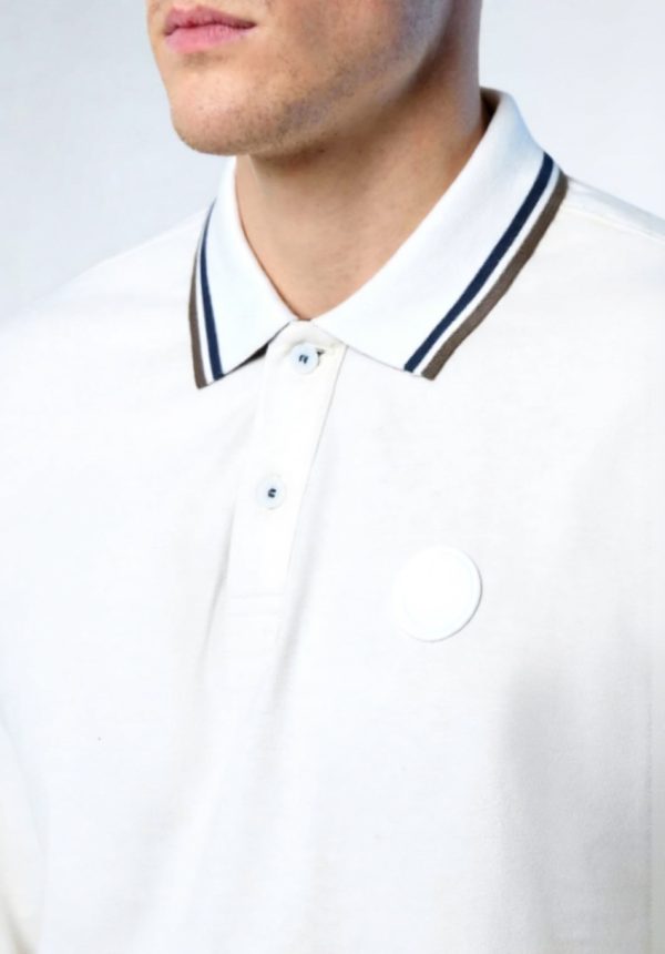 North Sails Herren Poloshirt Langarm Baumwolle Blau
