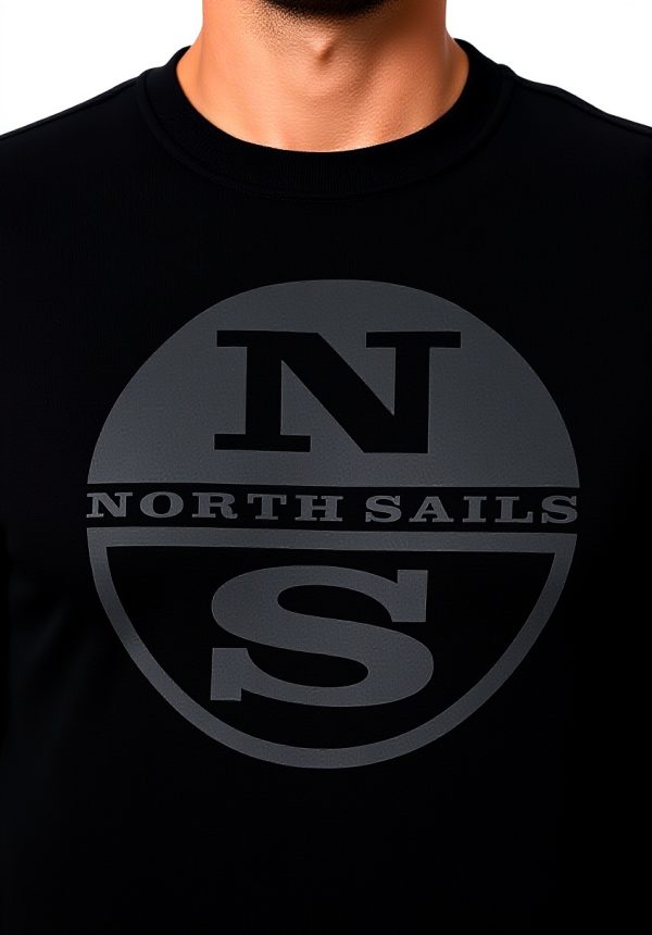 NORTH SAILS Herren Sweatshirt Bio-Baumwolle Rundhals