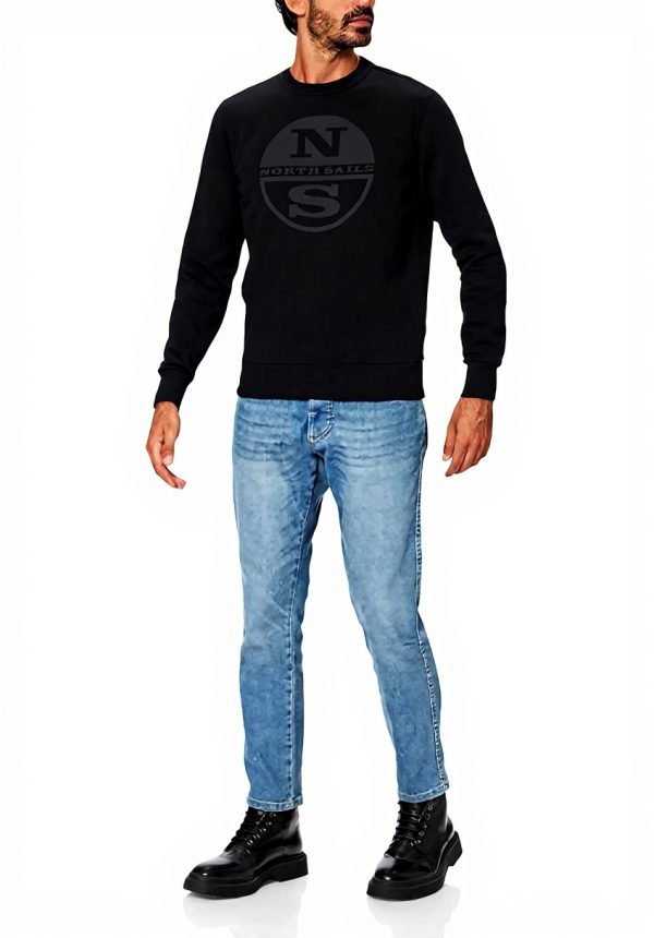 NORTH SAILS Herren Sweatshirt Bio-Baumwolle Rundhals
