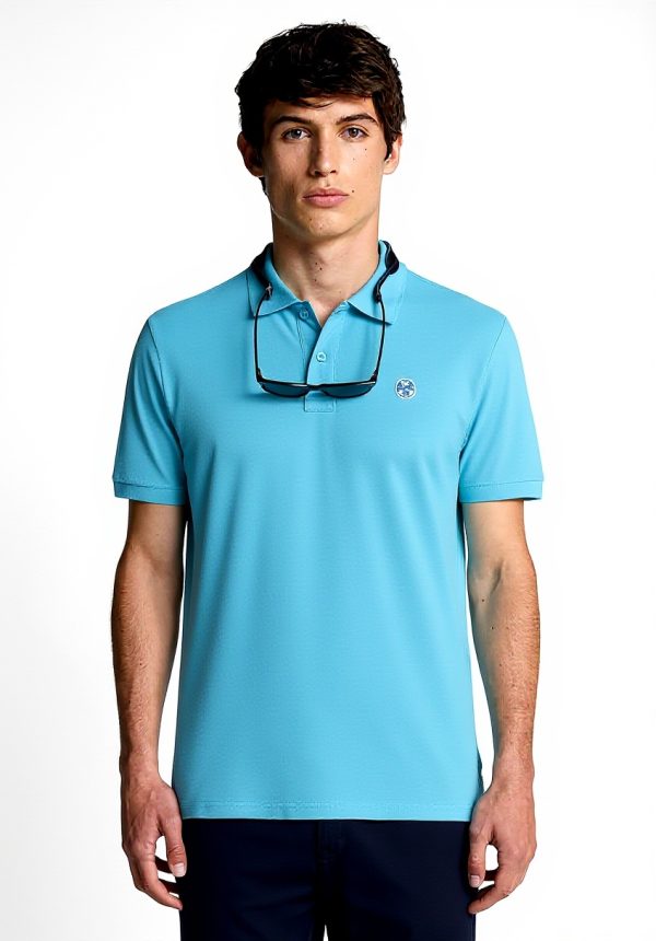 NORTH SAILS Herren Polohemd Logo Baumwolle Kurzarm