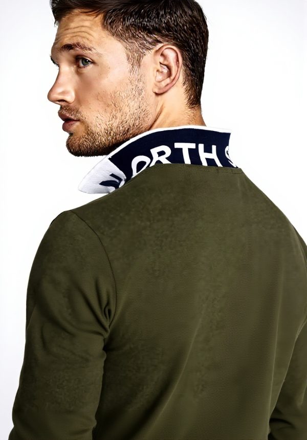 NORTH SAILS Herren Stretch-Polo-Hemd Baumwolle Traubenblatt