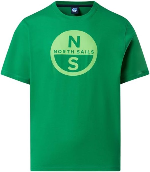 NORTH SAILS Herren T-Shirt Bio-Baumwolle Kurzarm Grün-0
