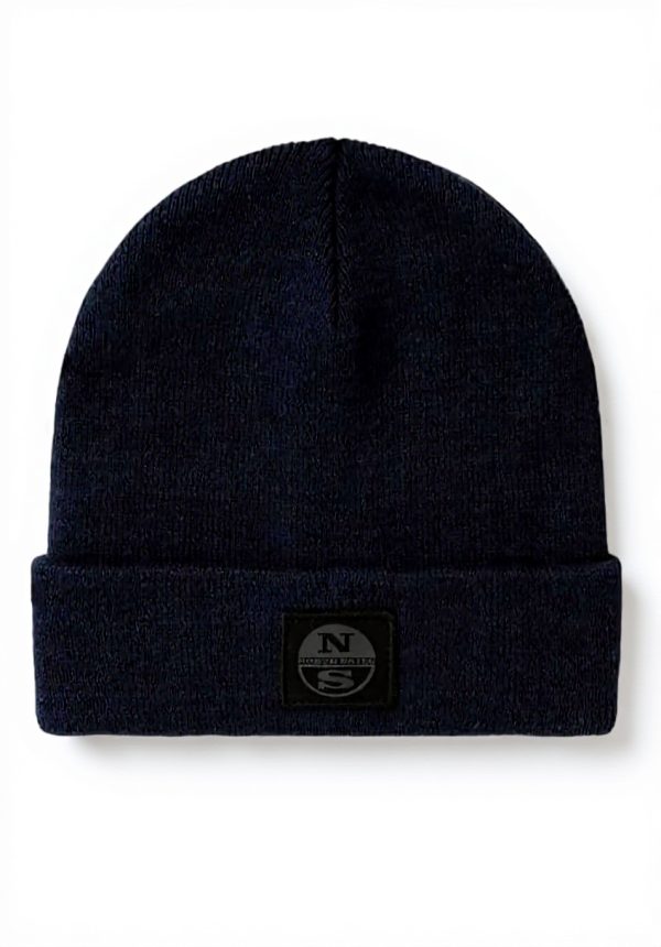 NORTH SAILS Herren Wintermütze Bio-Baumwolle marineblau