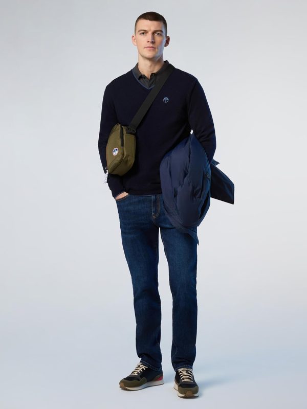 NORTH SAILS Pullover V-Ausschnitt Eco Cashmere Mix Herren-4