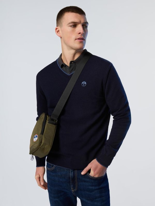 NORTH SAILS Pullover V-Ausschnitt Eco Cashmere Mix Herren-3