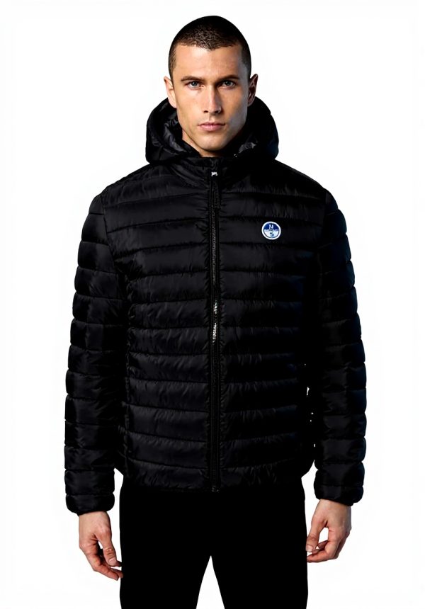 NORTH SAILS Herren Daunenjacke Kapuze Reißverschlusstaschen