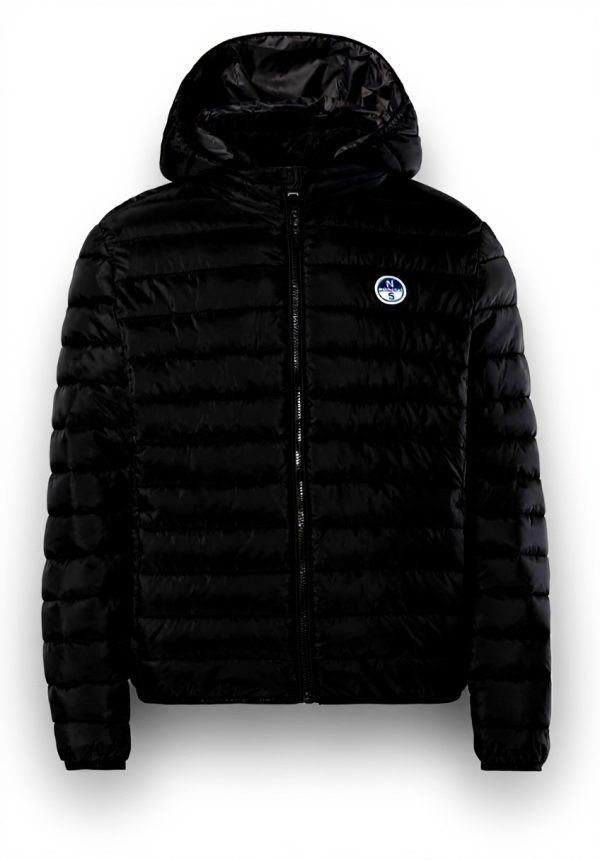 NORTH SAILS Herren Daunenjacke Kapuze Reißverschlusstaschen