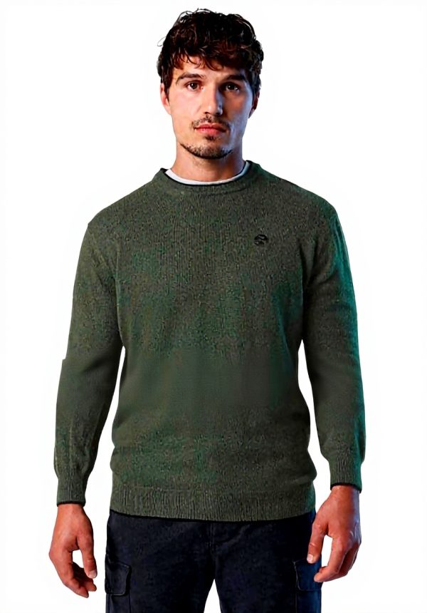 NORTH SAILS Herren Pullover 12gg Strickjacke Medium Grey