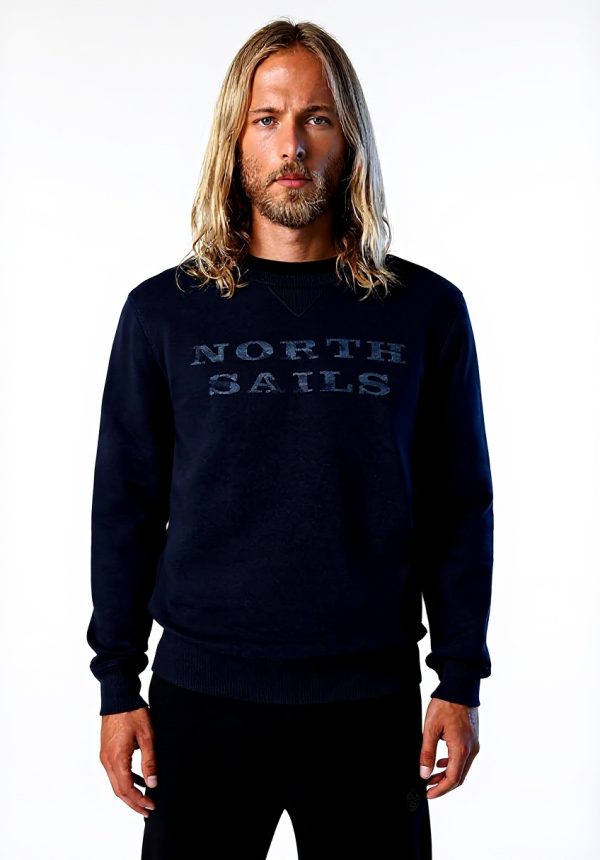 NORTH SAILS Herren Sweatshirt Marineblau mit Grafik