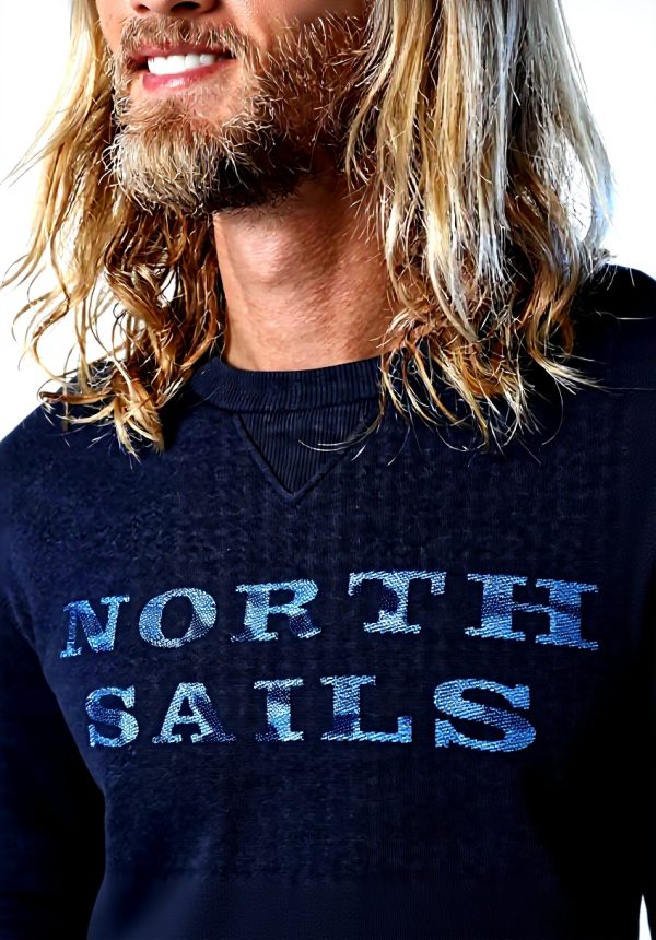 NORTH SAILS Herren Sweatshirt Marineblau mit Grafik