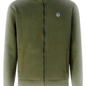 NORTH SAILS Herren Sweatshirt Full Zip Logo Ivy Green