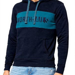 Kapuzenpullover Herren North Sails Bio-Baumwolle Graphic