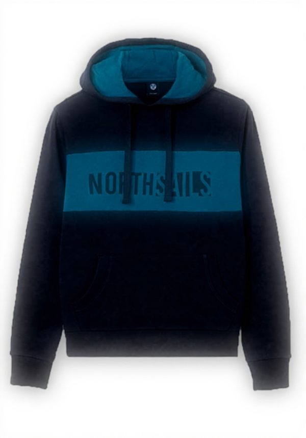 Kapuzenpullover Herren North Sails Bio-Baumwolle Graphic