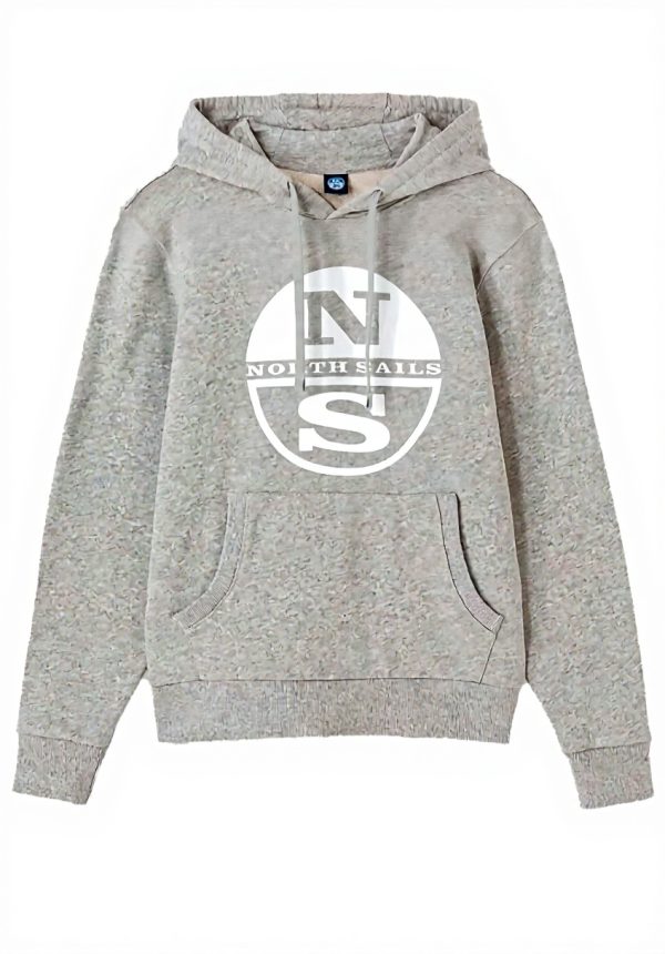NORTH SAILS Herren Kapuzenpullover Baumwolle Grau Marineblau