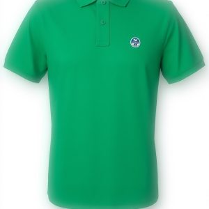 NORTH SAILS Herren Polohemd Logo Kurzarm Grün Turquoise