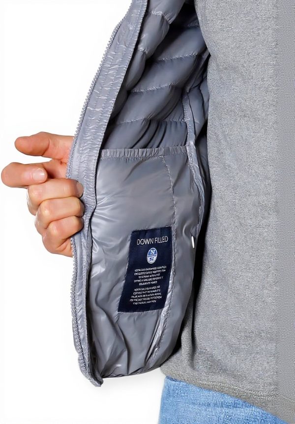 NORTH SAILS Herren Sweatjacke Daunen Polyamid XL Grau