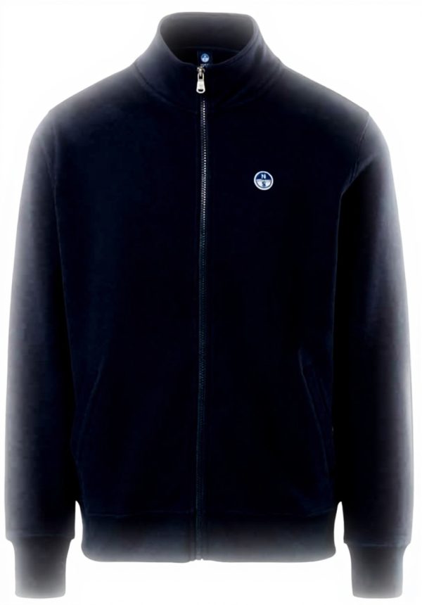 NORTH SAILS Herren Sweatshirt Reißverschluss Marineblau