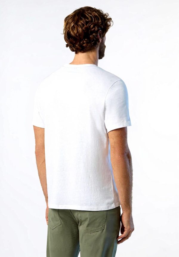 NORTH SAILS Herren T-Shirt Bio-Baumwolle Weiß 4XL