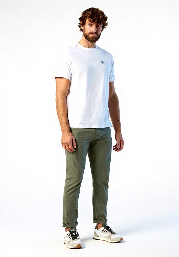 NORTH SAILS Herren T-Shirt Bio-Baumwolle Weiß 4XL