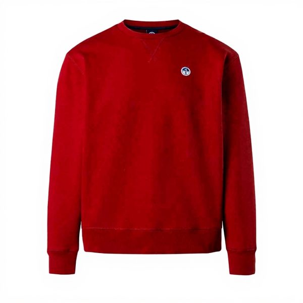 Sweatshirt Herren NORTH SAILS Logo Rot Modell 691255
