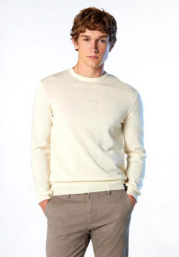 NORTH SAILS Pullover Wolle Rundhalsausschnitt Herren
