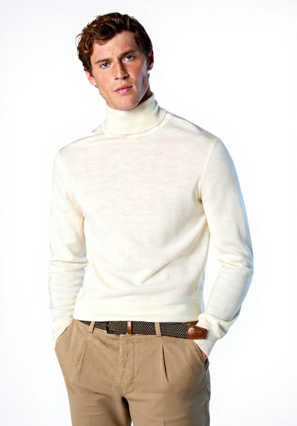 NORTH SAILS Rollkragenpullover Wolle Herren Strickjacke