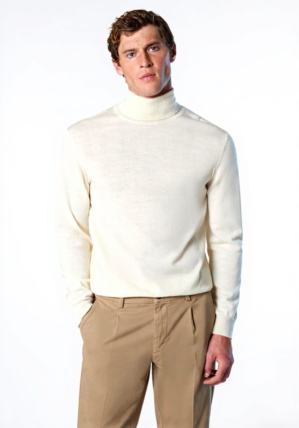 NORTH SAILS Rollkragenpullover Wolle Herren Strickjacke