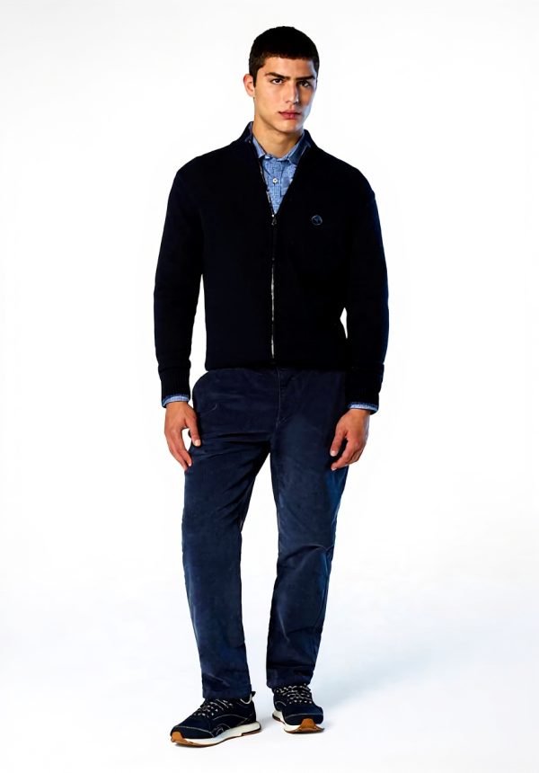 NORTH SAILS Strickjacke Kaschmir Mischung Reißverschluss