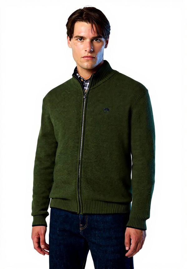 NORTH SAILS Strickjacke Kaschmir Mischung Reißverschluss