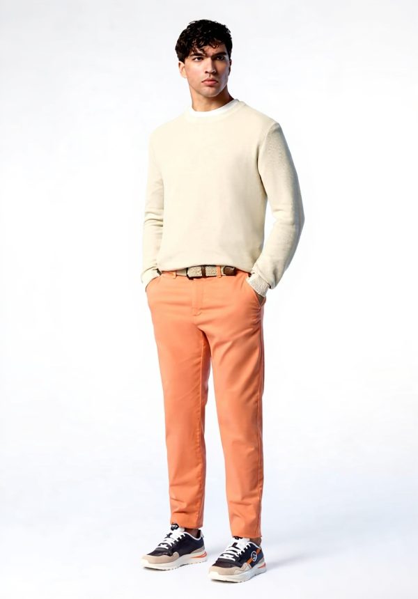 North Sails Sweatshirt Beige Baumwolle Herren Freizeit