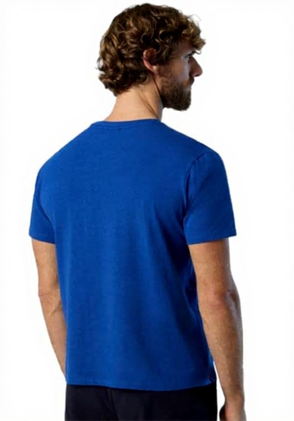 NORTH SAILS Bio-Baumwoll-T-Shirt Herren Surf Blue Größen