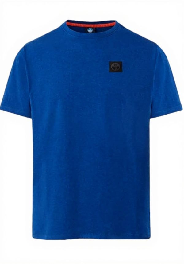 NORTH SAILS Bio-Baumwoll-T-Shirt Herren Surf Blue Größen