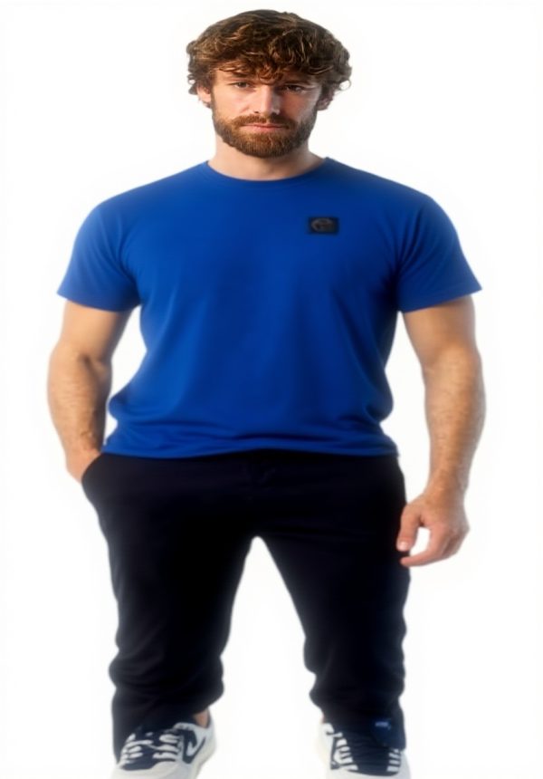 NORTH SAILS Bio-Baumwoll-T-Shirt Herren Surf Blue Größen