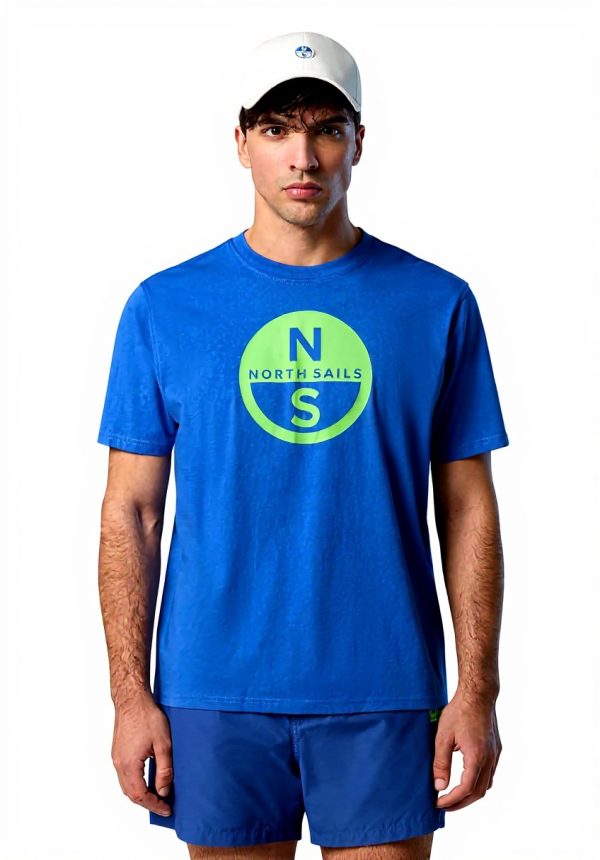 NORTH SAILS T-Shirt Maxi-Logo Bio-Baumwolle Herren