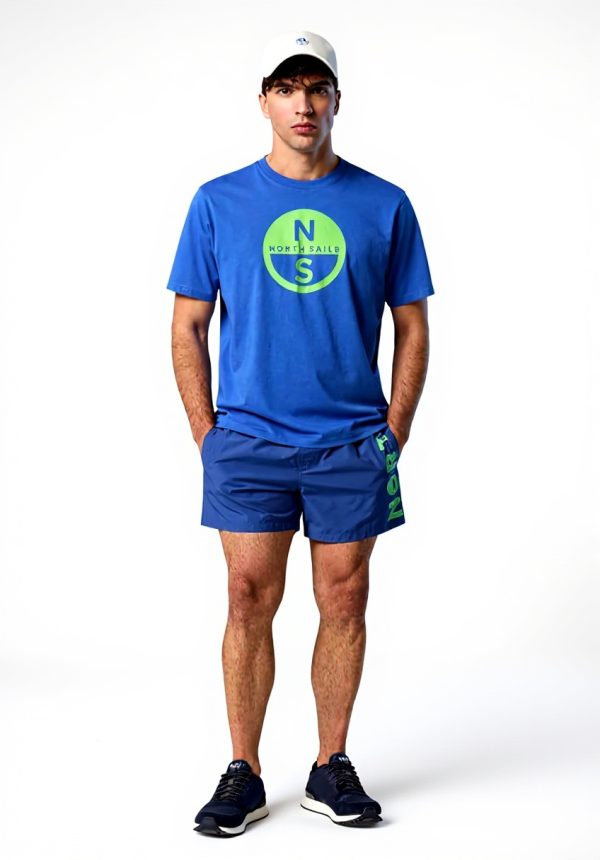 NORTH SAILS T-Shirt Maxi-Logo Bio-Baumwolle Herren