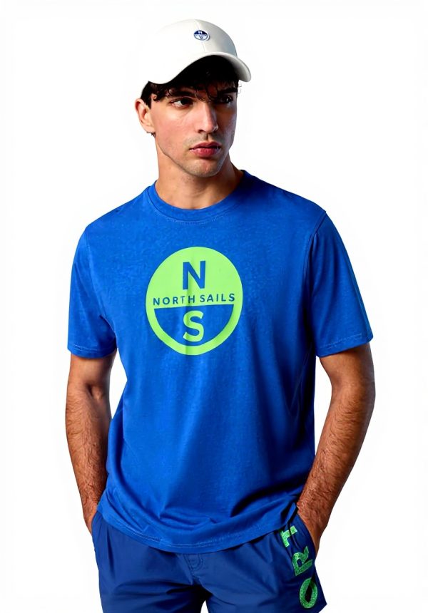 NORTH SAILS T-Shirt Maxi-Logo Bio-Baumwolle Herren