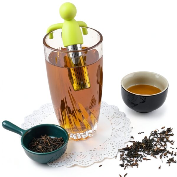 Teesieb Edelstahl lustig wiederverwendbar Teefilter für-3