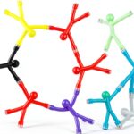 Wisebom Humanoide Magnete Mehrfarbig Kreativ Spielzeug-0