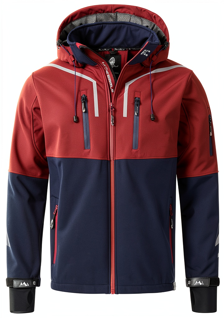 Rock Creek Herren Softshelljacke bei Wanderung im Mittelgebirge