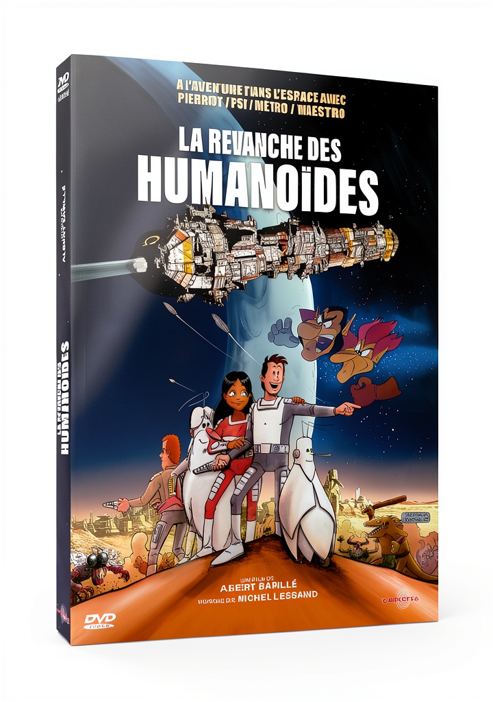 Carlotta DVD Französisch Import Breitbild ausgepackt auf einem Holztisch mit französischem Filmplakat im Hintergrund