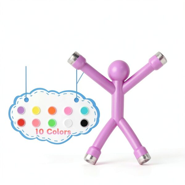 QGGTQG Magnetpuppen bunt Gummi Magnete Bürobedarf-1