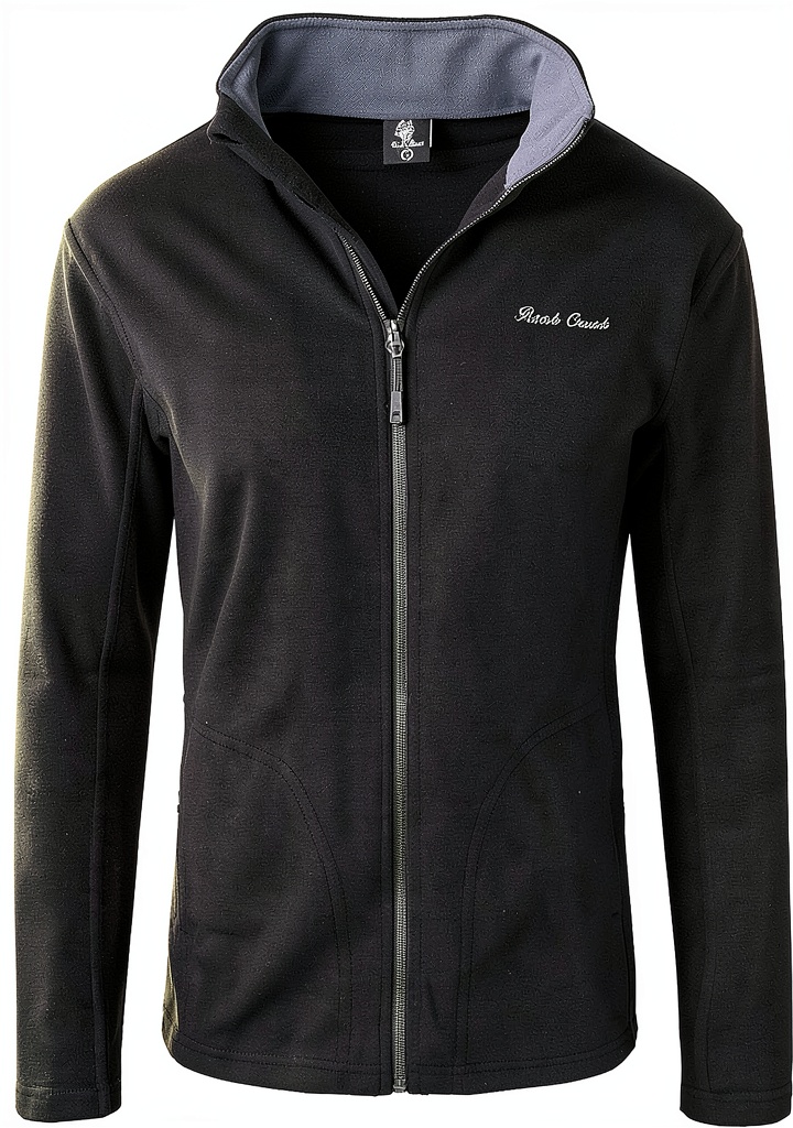 Rock Creek Herren Fleecejacke in Royalblau auf einem Stuhl