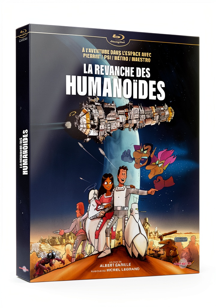 'Carlotta Blu-ray Verpackung mit französischem Zeichentrickdesign'