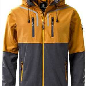 Rock Creek Herren Softshelljacke wasserabweisend winddicht-0