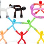 QGGTQG Magnetpuppen bunt Gummi Magnete Bürobedarf-0